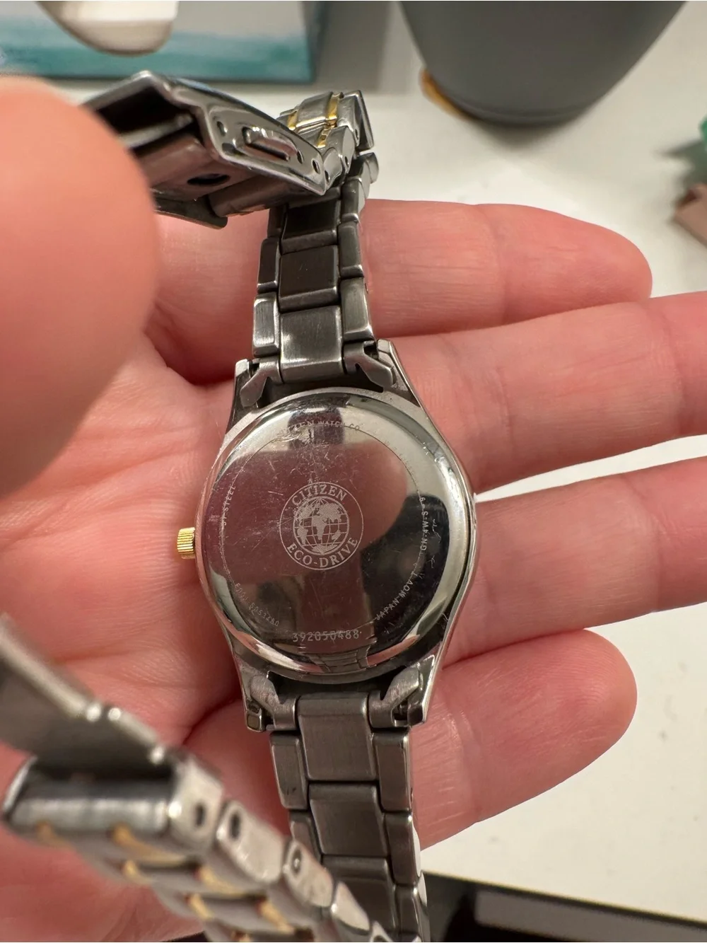 Citizen Two-Tone Silver and Gold Ladies Eco-Drive Watch